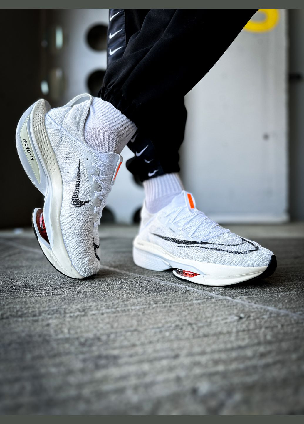Білі Осінні кросівки чоловічі і жіночі nike air zoom alphafly next 2 white | найк аір зум білі No Brand