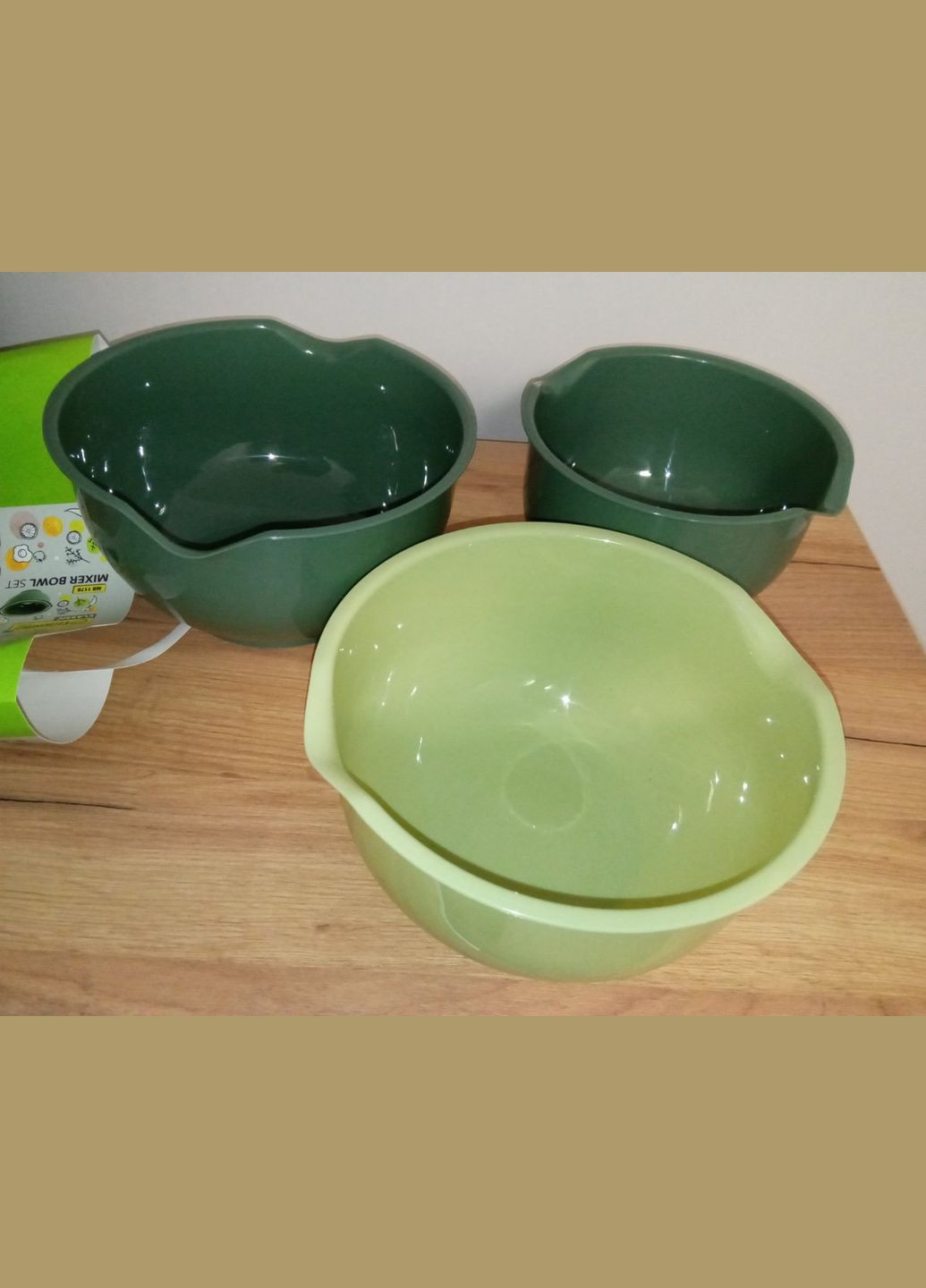 Набор пластиковых мисок 3 шт (MR-1178) Maestro (334712855)