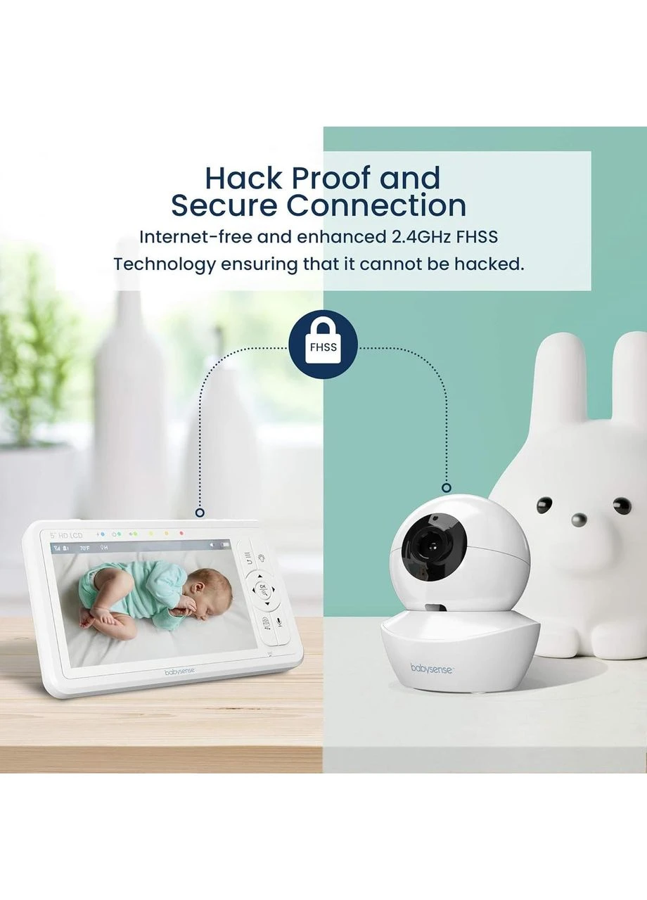 Babysense HD S2 " HD Відеоняня з Розділеним Екраном та 2 Камерами No Brand (382241441)