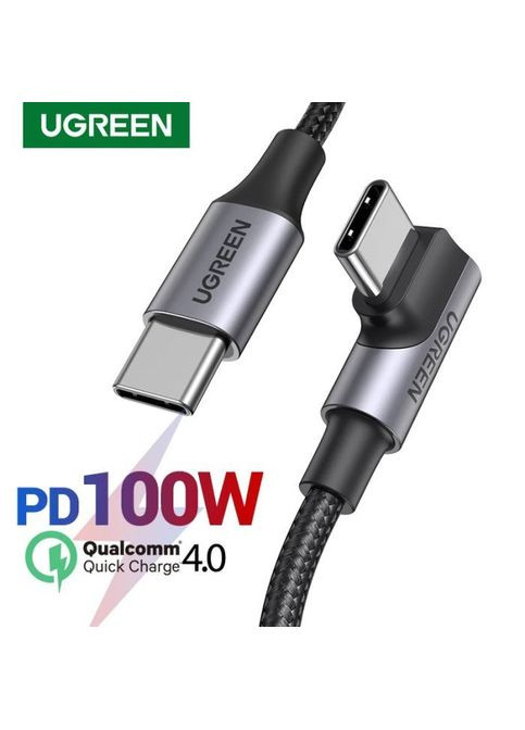 Кабель Ugreen USB 2.0Type-C to Type-C 2.0m 100W US334 Black (268141335)