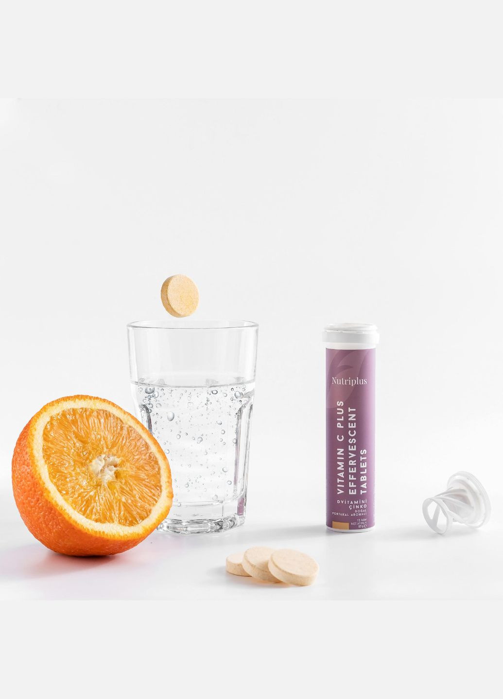 Шипучий Вітамін С Плюс у таблетках Nutriplus 15 шт Farmasi (294944815)