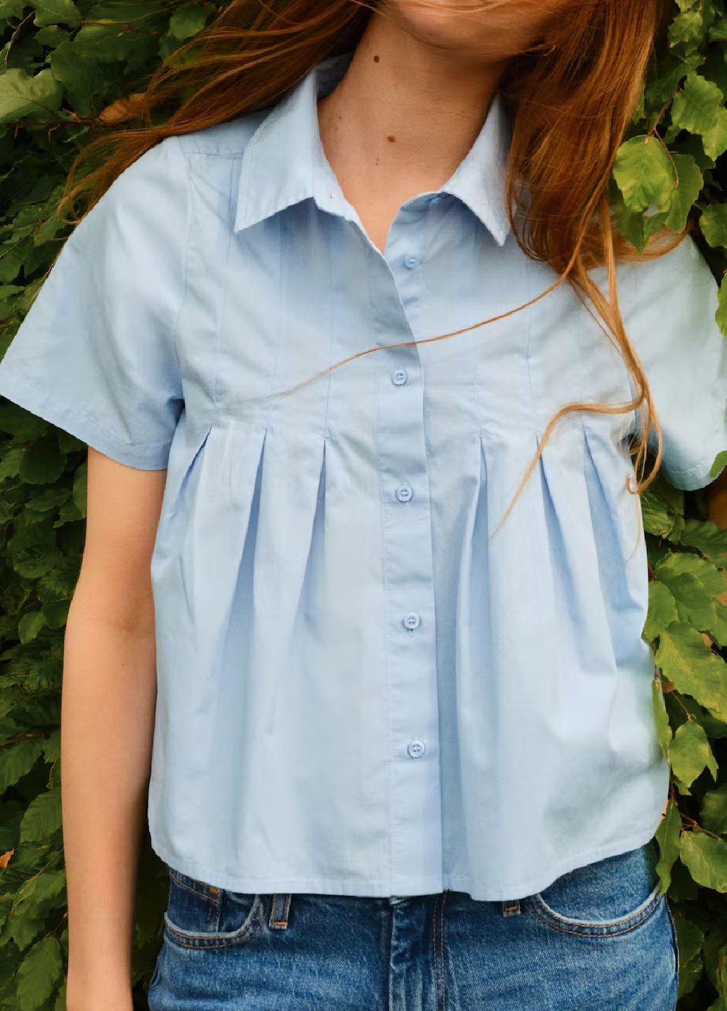 Світло-блакитна блузка H&M