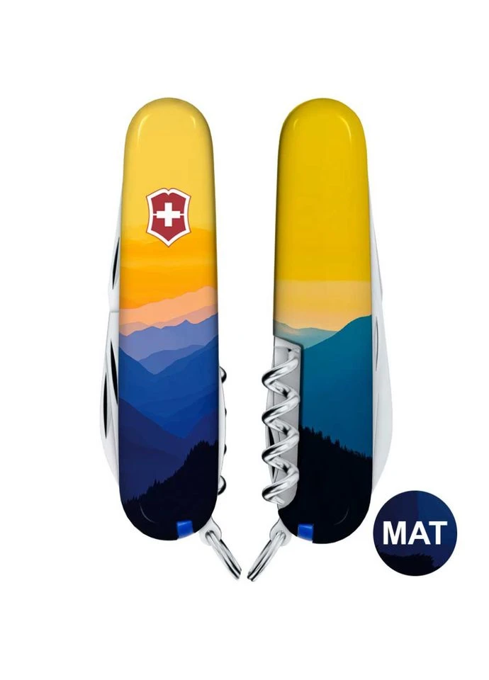 Ніж Camper Ukraine 91мм,13функ,Гірський пейзаж Victorinox (385892328)