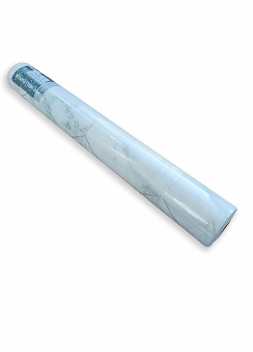 Самоклеюча плівка 0,45х10м х 0,07мм Нефритовий мармур срібні соти SW-00001215 Sticker Wall (329896141)