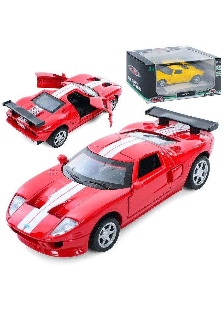 Машина металлическая инерционная с резиновыми колесами AS-3052 АвтоМир,1:40,Ford GT Автосвіт (305393620)