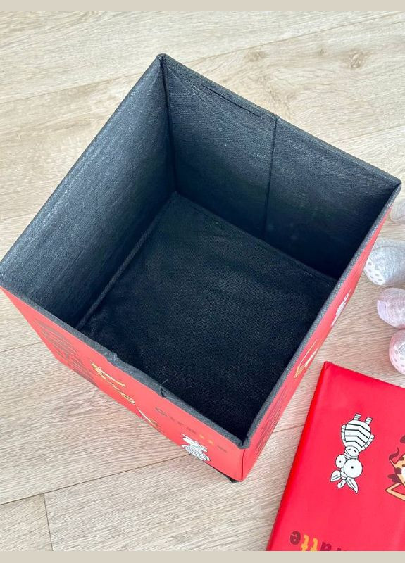 Корзина - пуф для хранения игрушек WW01369 Красный жираф Fun Game (327217403)