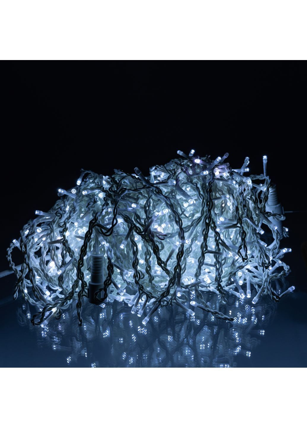 Гирлянда Бахрома уличная 600 LED 36 м от сети белая нить, белый GarlandoPro 36MWW No Brand (366830597)