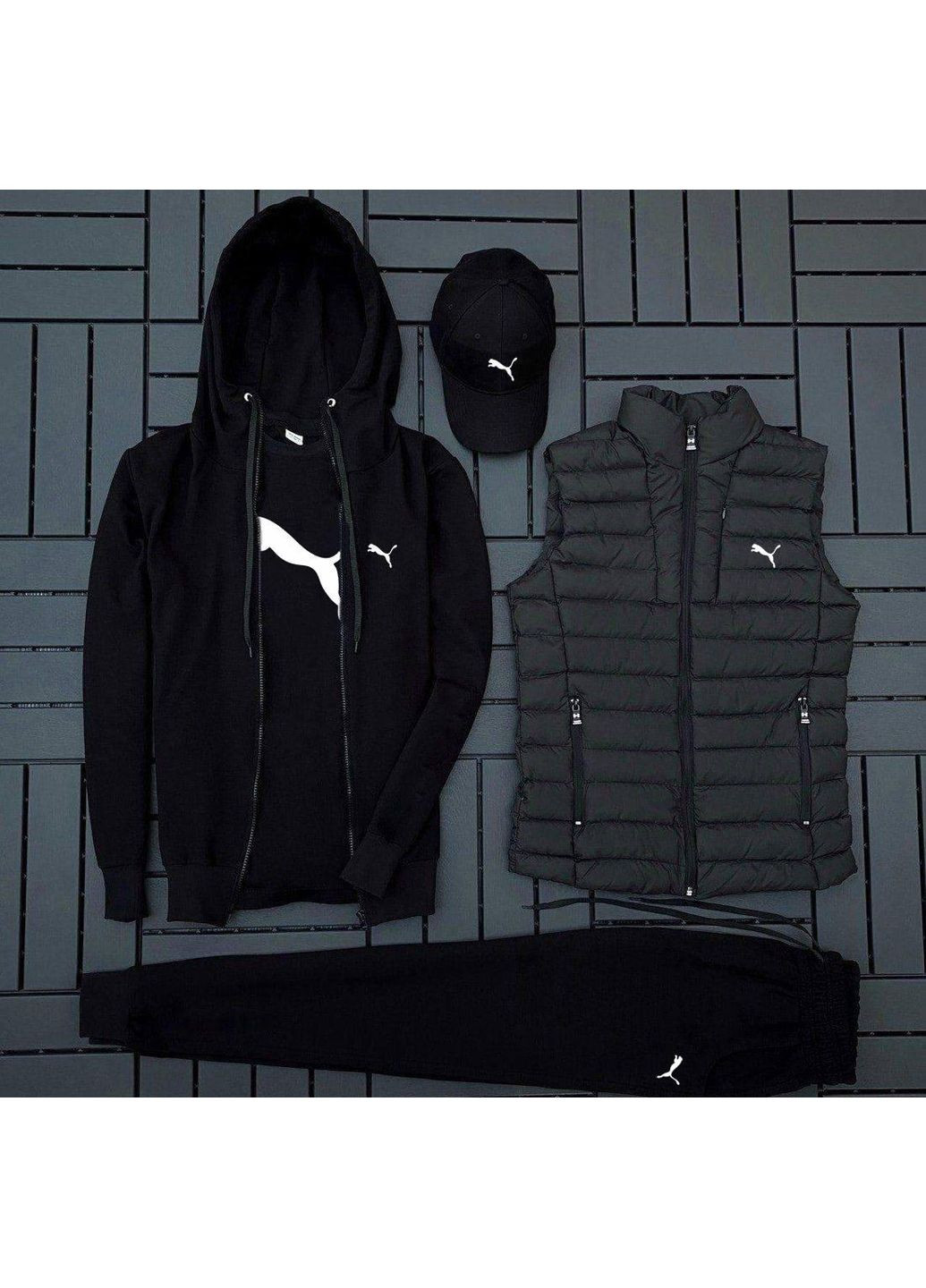 Набор зимний спортивный с жилеткой. No Brand (361638933)