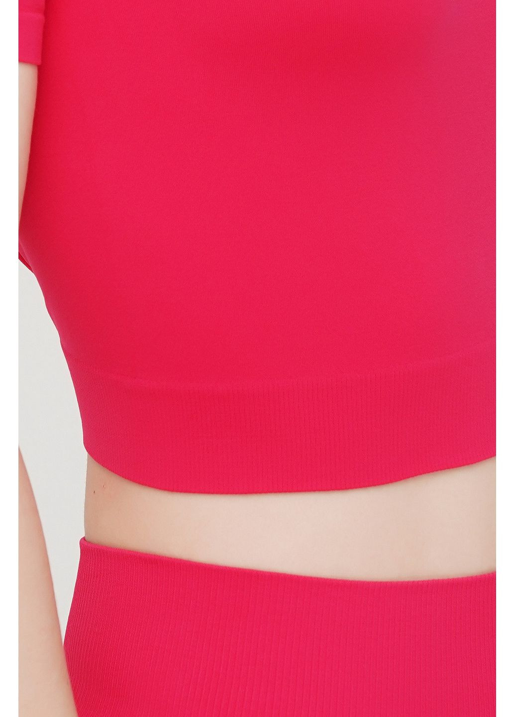 Топ бесшовный с короткими рукавами Crop T-Shirt Giulia — 365858762