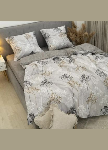 Комплект постельного белья евро ранфорс 24265 100% хлопок Viluta (334303295)