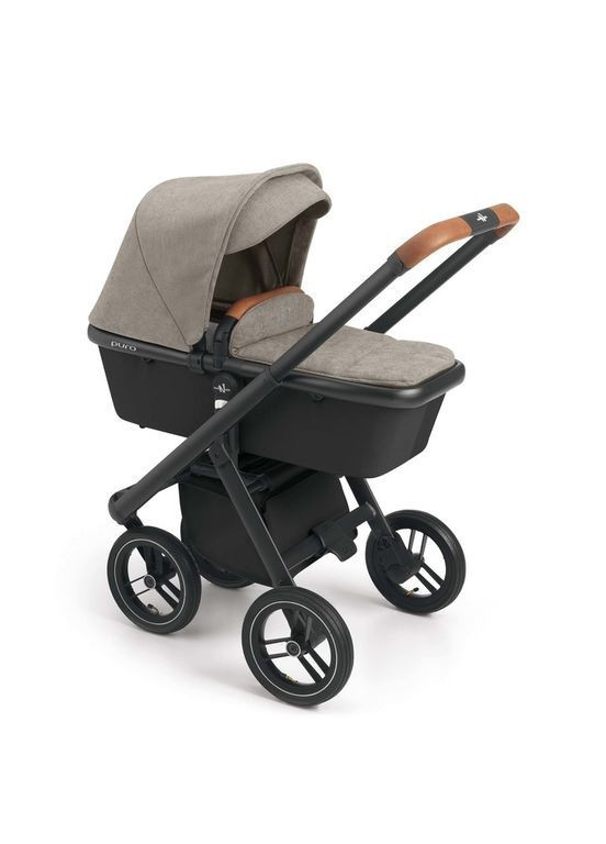 Универсальная коляска 2 в 1 Puro Urban, бежевый с черным () Neonato N900-43/A (367584068)