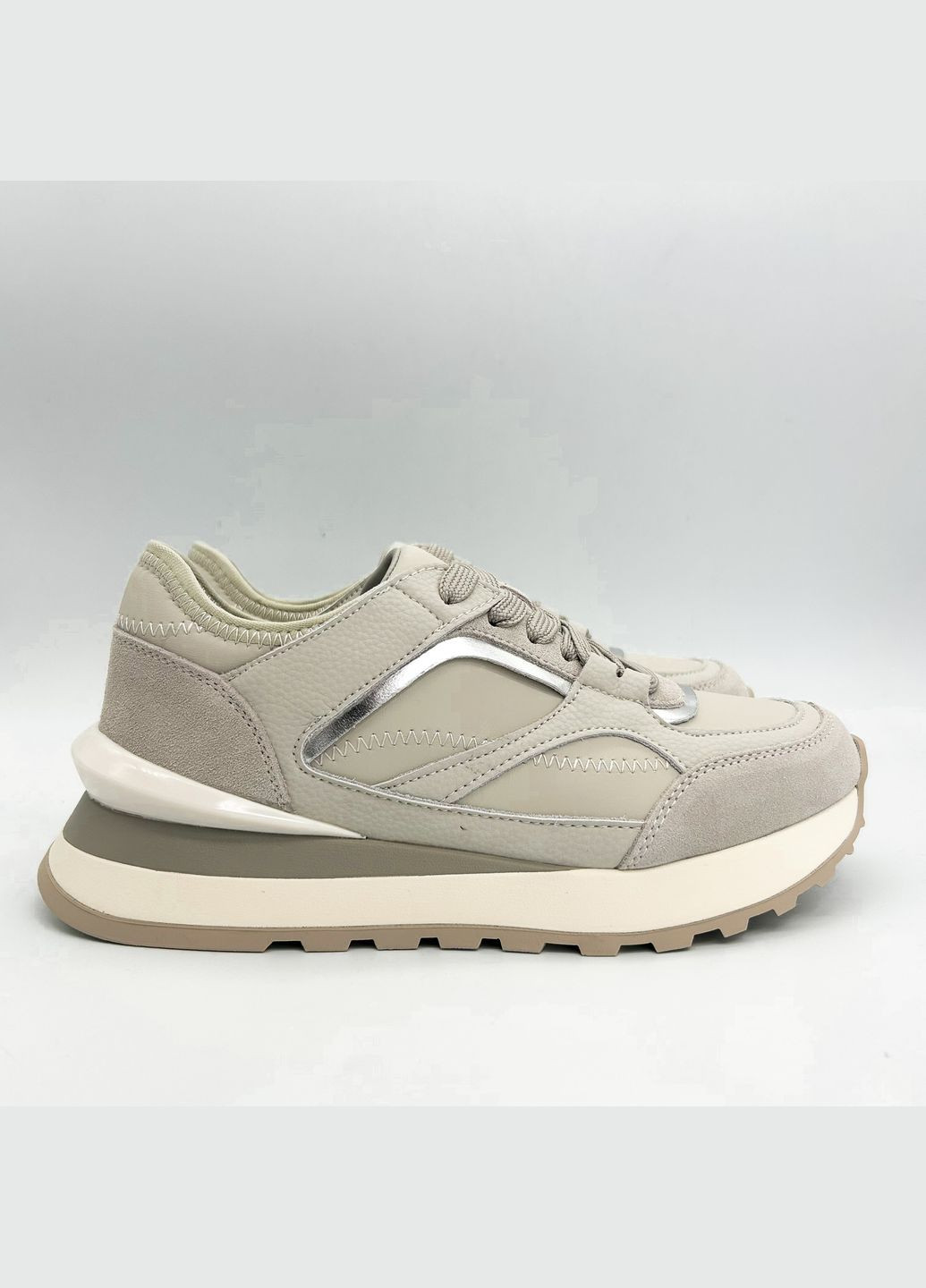 Кросівки (р) Шкіра/Замша 0-1-1-191874 ALLSY сірі (328835369)