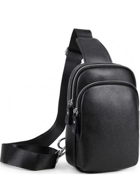 Мужская сумка-слинг Черная (SA25F-1922A) Tiding Bag (325815960)