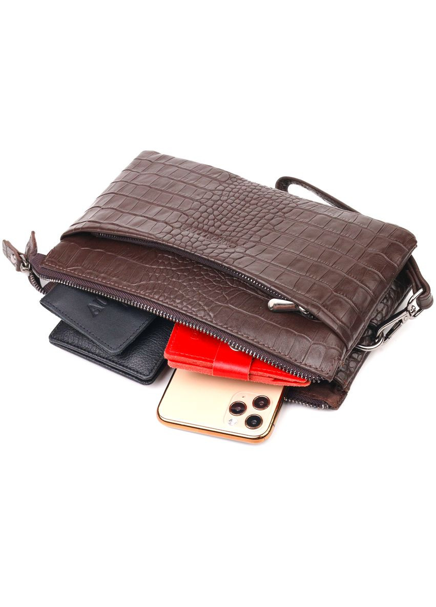 Клатч для мужчин из натуральной фактурной кожи. 21554 Canpellini (329199046)