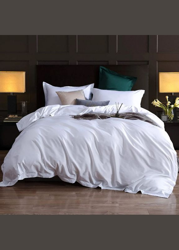 Постельное белье WHITE Premium Сатин Евро MERISET (278255293)