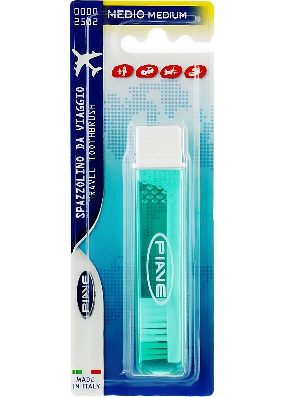 Зубна щітка "Вояж", середня, зелена - PresiDENT Зубная щетка "Вояж" средняя, зеленая (2-984909) Piave (369790191)