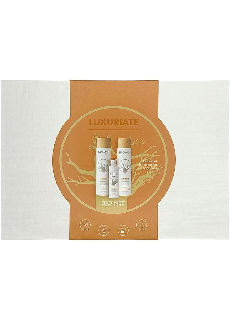 Bao-Med Набор Luxuriate (shm/250ml+cond/250ml+ser/50ml) Набор (2-1151191) — Крем, Нидерланды (369788844)