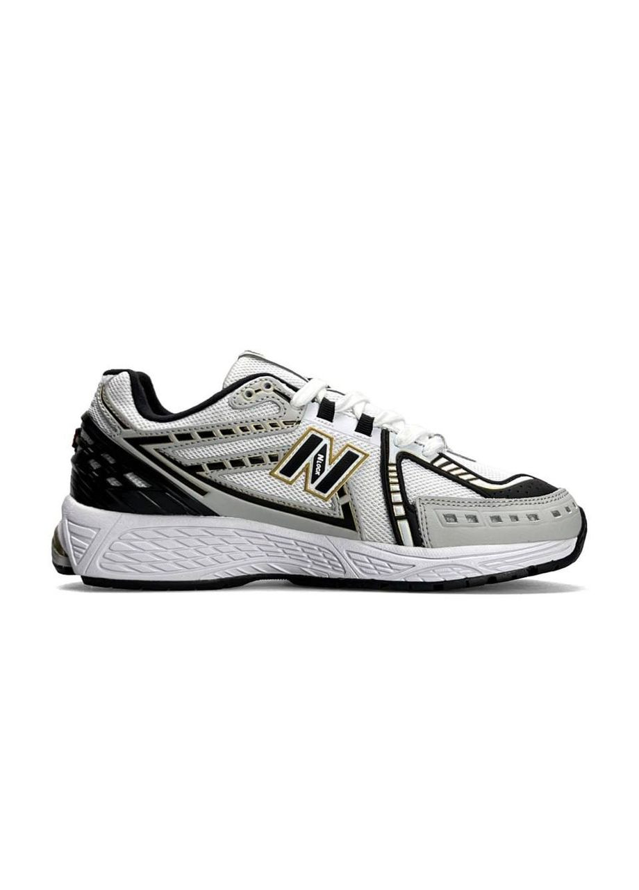 Кроссовки женские New Balance White Black Gold No Brand 1906R комбинированные демисезоны (341676932)