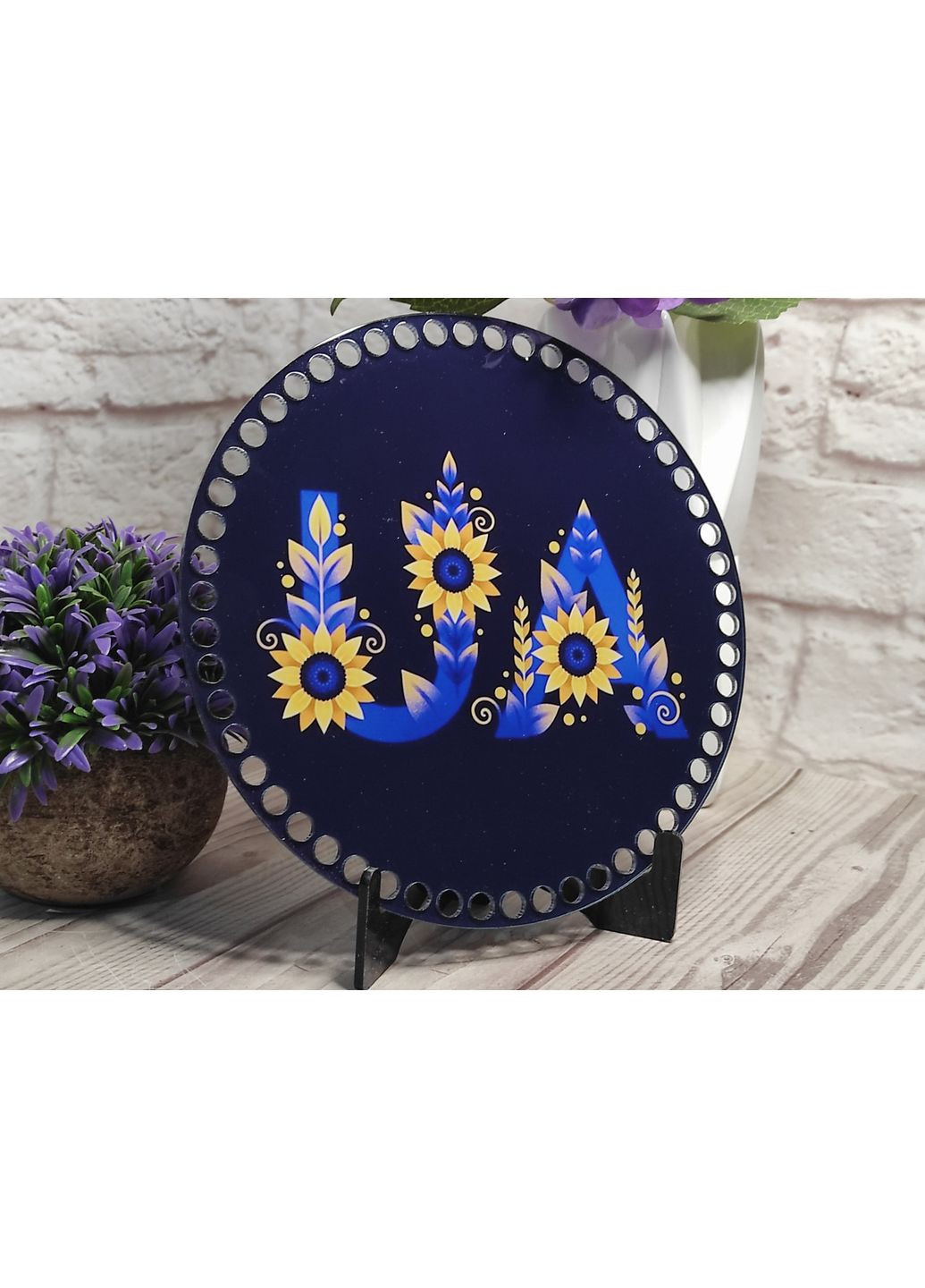 Акрилове денце для сумок і кошиків "UA" 18 No Brand (361202963)