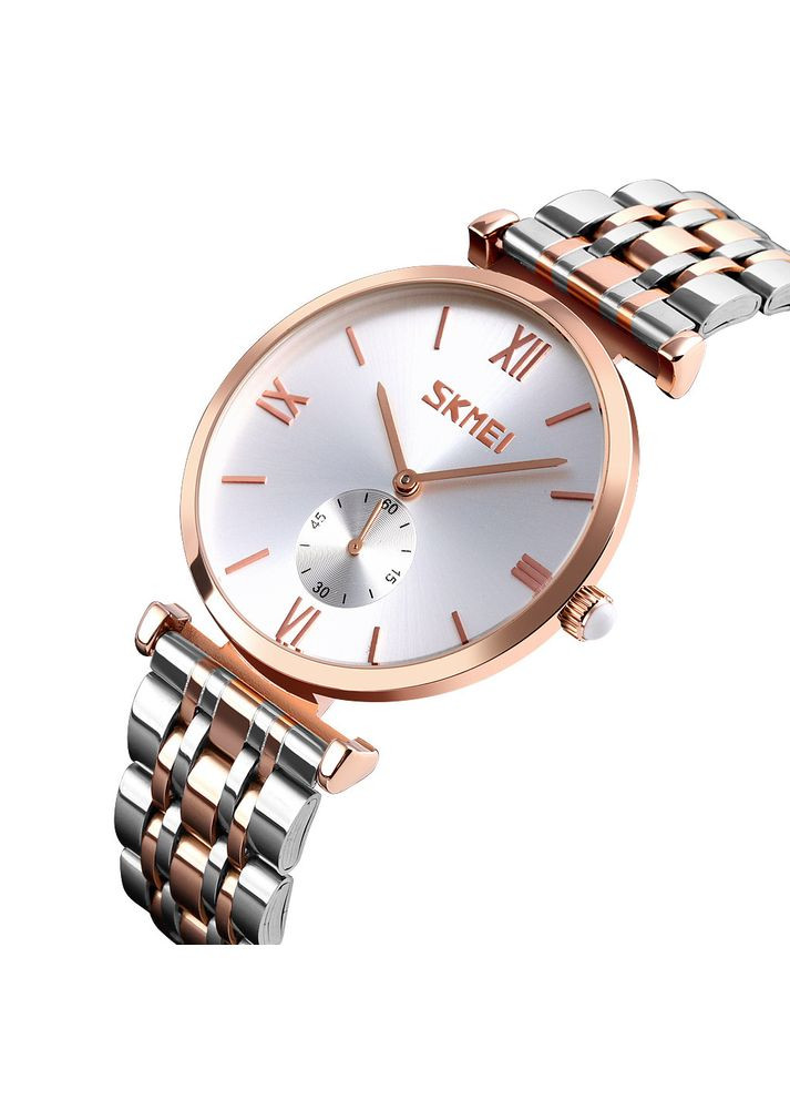 Женские часы 9198TRGSI-B Rose Gold-Silver/Silver MenMen Skmei (356173846)