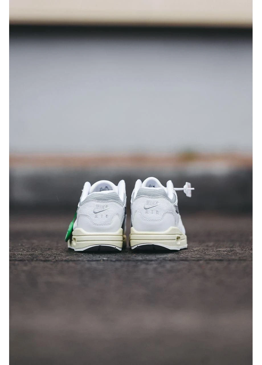 КРОСІВКИ ЖІНОЧІ NIKE AIR MAX 1 PATTA WHITE НАЙК АІР МАКС БІЛІ No Brand білі демісезони (392007243)