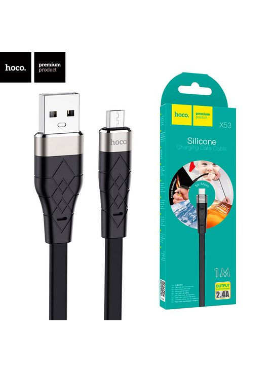 USB кабель Hoco X53 Angel micro USB 1m No Brand (354708669)