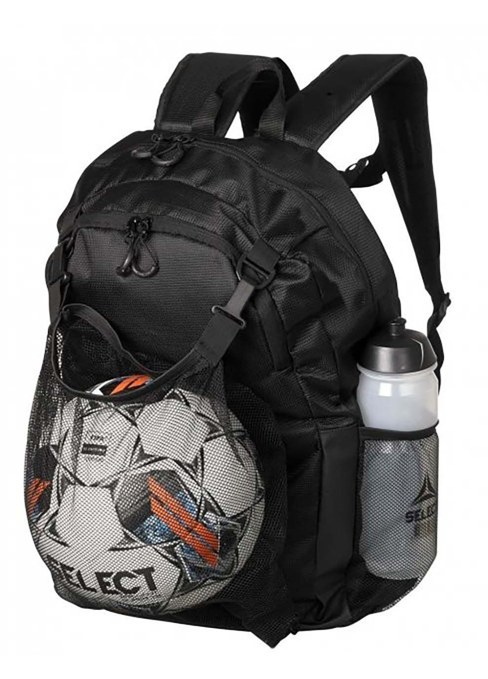 Рюкзак Milano с сеткой для мяча черный Уни 48х32х16см Select (302287534)