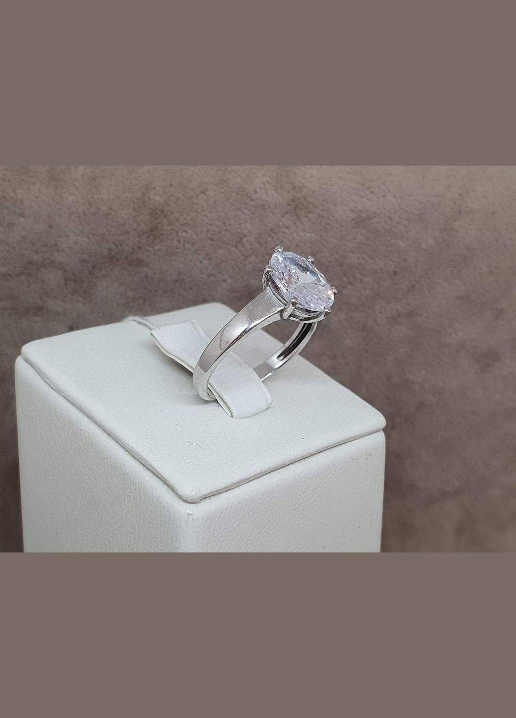 Срібне кільце РОМАН з фіанітом. 1030/1Р-CZ AGNI (323212678)