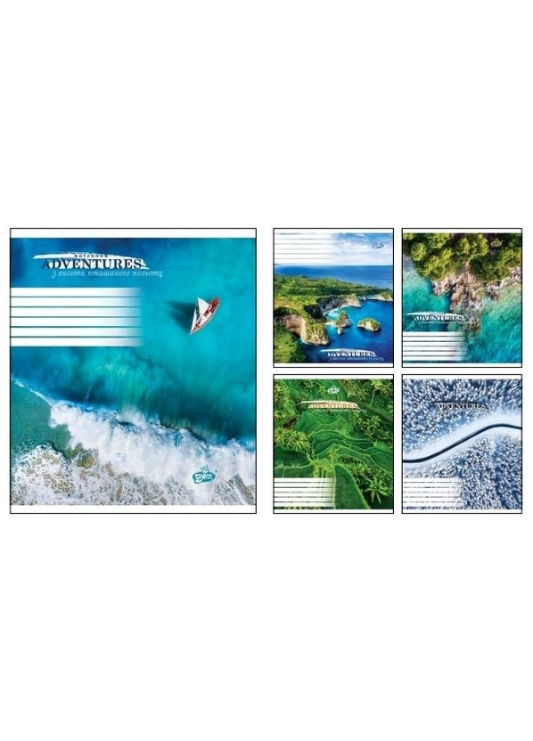 Тетрадь 48 л. линия "Бриск" / С высоты птичьего полета Бріск (342417194)