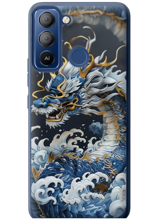 Силиконовый чехол 'Водяной дракон' для Endorphone Tecno POP 5 LTE BD4 (291421331)