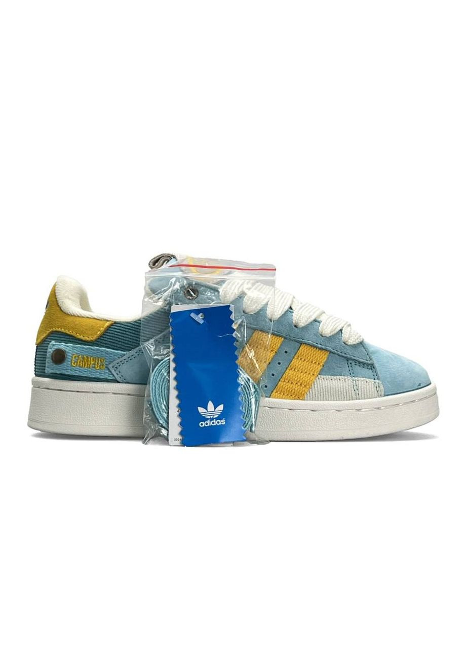 Кросівки жіночі Adidas No Brand Originals Campus 00s Sky Yellow блакитні демісезони (342336287)