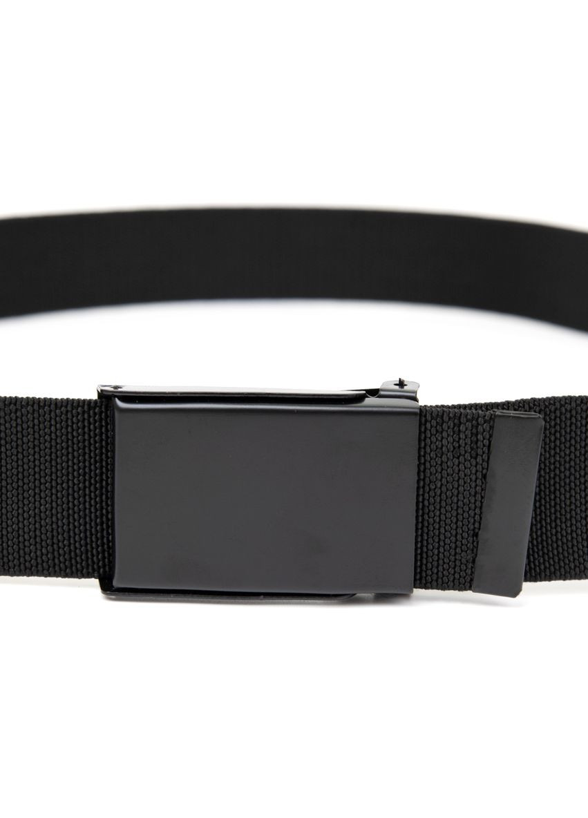 Текстильный ремень с черной пряжкой 20530 Черный Vintage (337353210)