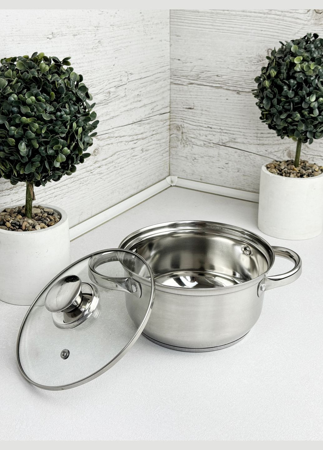 Каструля зі скляною кришкою 1,7 л Gasto IN0018GT Intrendo (335820525)