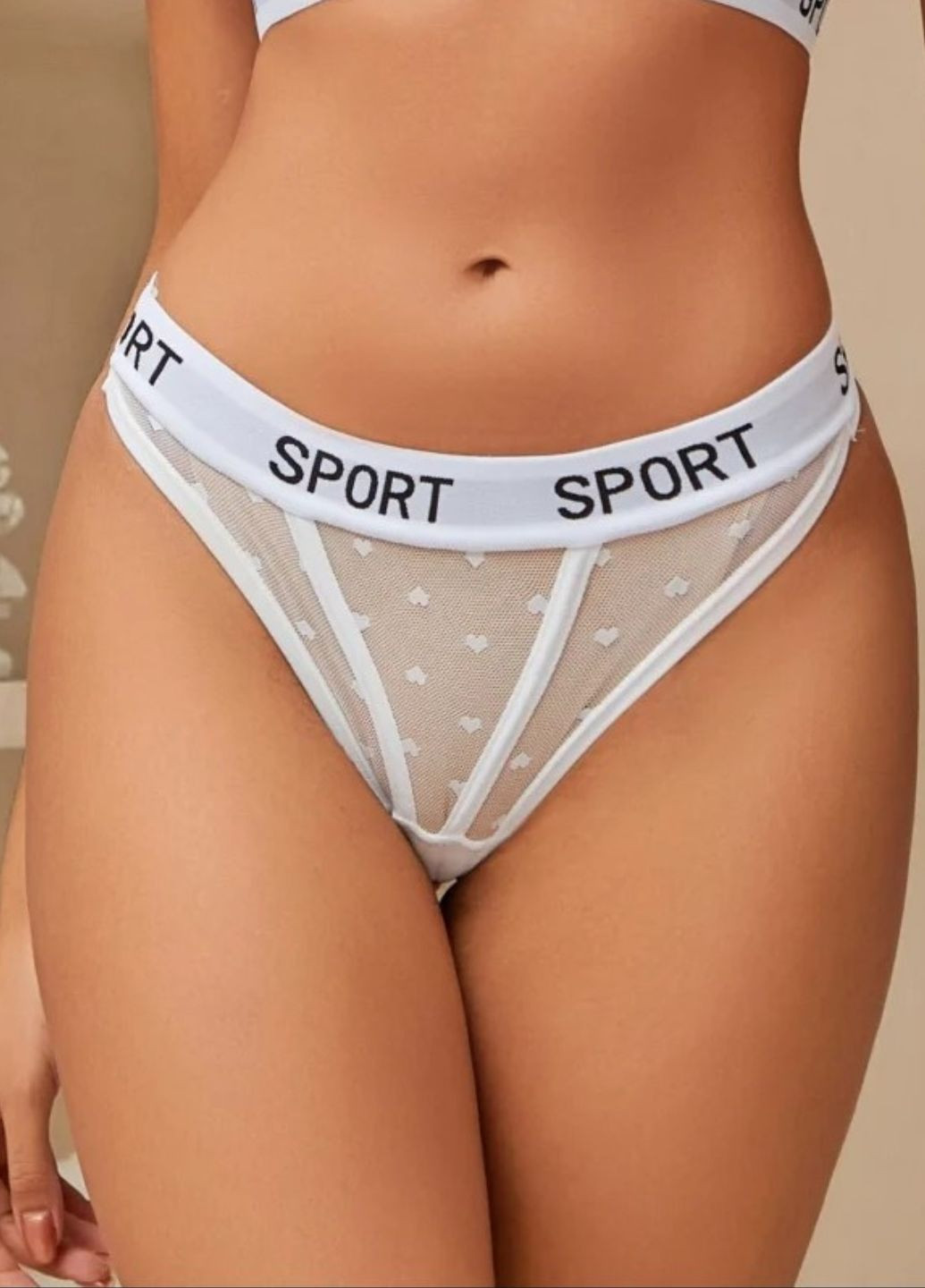 Білий демісезонний жіночий комплект білизни з бюстгальтера та трусиків light and comfort (1993-42-01) Finetoo