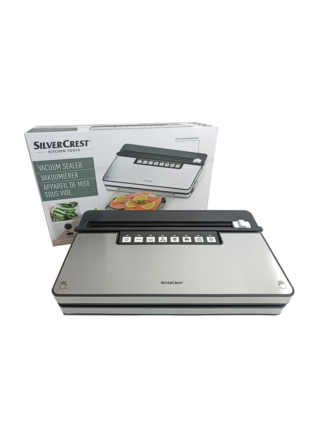 Вакуумный упаковщик, Вакууматор SilverCrest SVEB 160 B2 (Германия) + пленка 3 м Silver Crest (293516593)