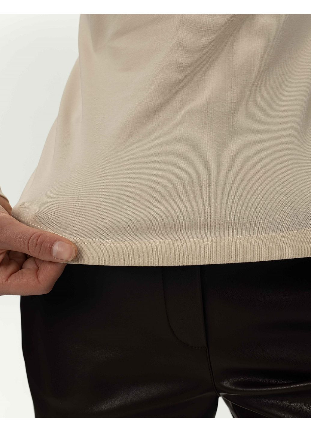 Женский лонгслив приталенный (0013000BORL) Casual Trend №130 - (361029251)