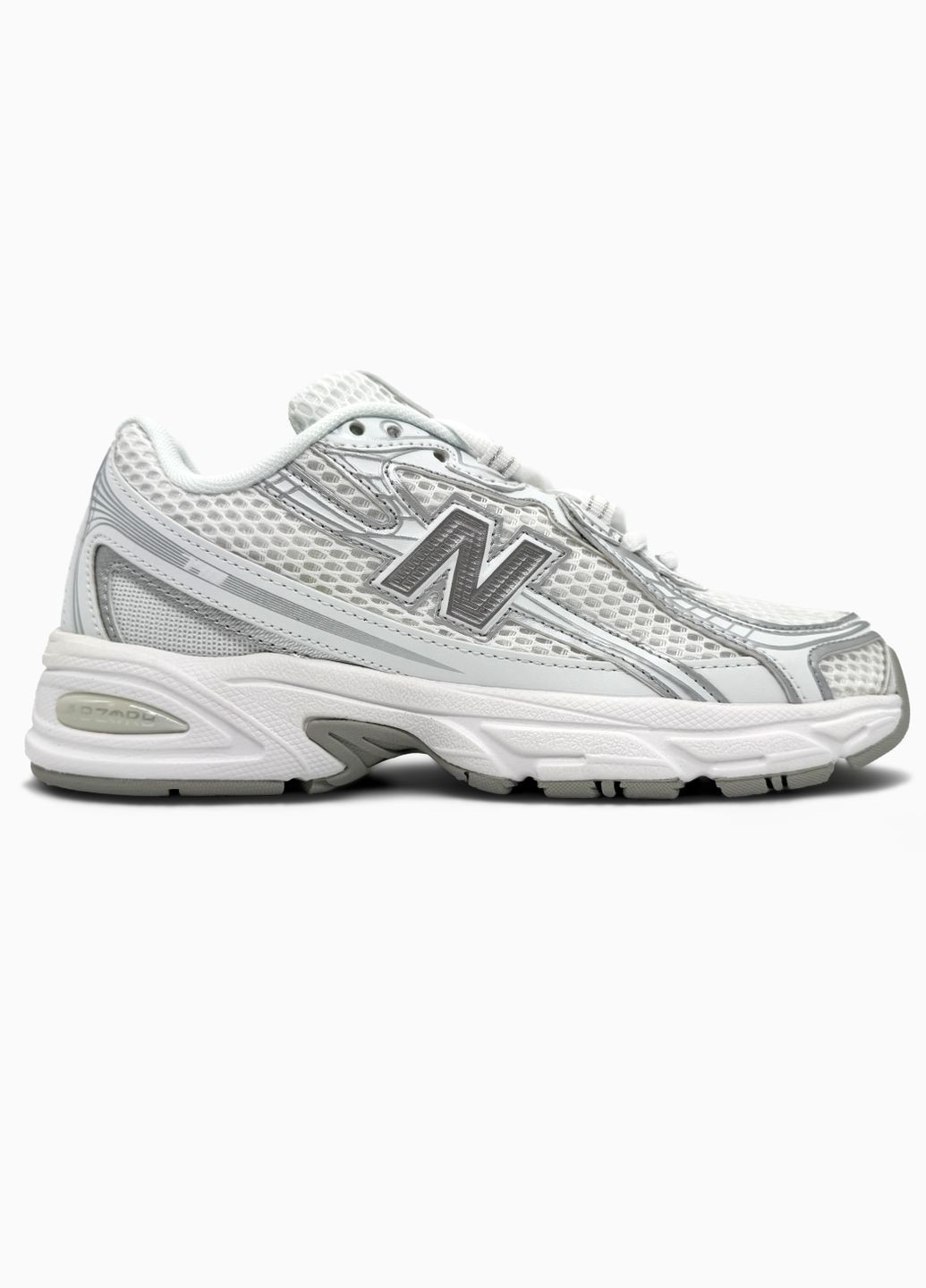Кроссовки женские и мужские New Balance 740v2 White Grey | Нью Беланс 740 белые No Brand белые демисезоны (341264137)