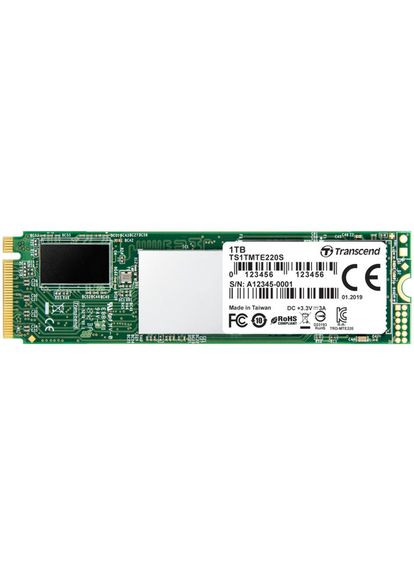 SSD накопичувач MTE220S 1TB PCIe 3.0 x4 M. 2 TLC (TS1TMTE220S) Transcend (335808539)