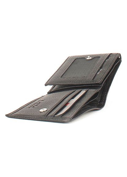 Чоловіче портмоне з зажимом з натуральної шкіри чорне 0931-45 Karya (336377854)