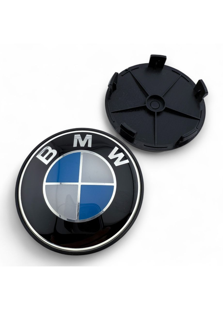 Ковпачок в диски БМВ заглушка для дисків 68/64 мм Синім логотипом (1 шт.) BMW (354698564)