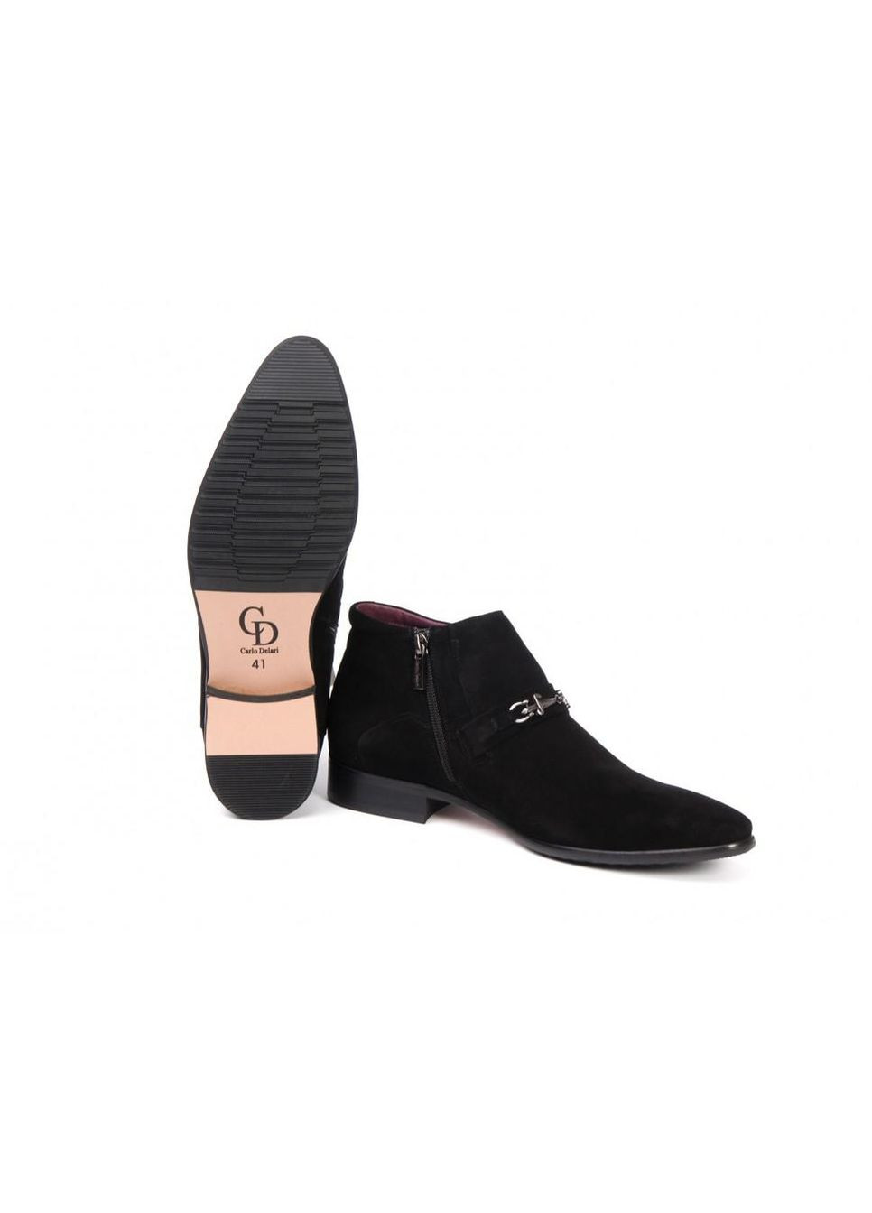 Черные ботинки 7144351 цвет черный Carlo Delari