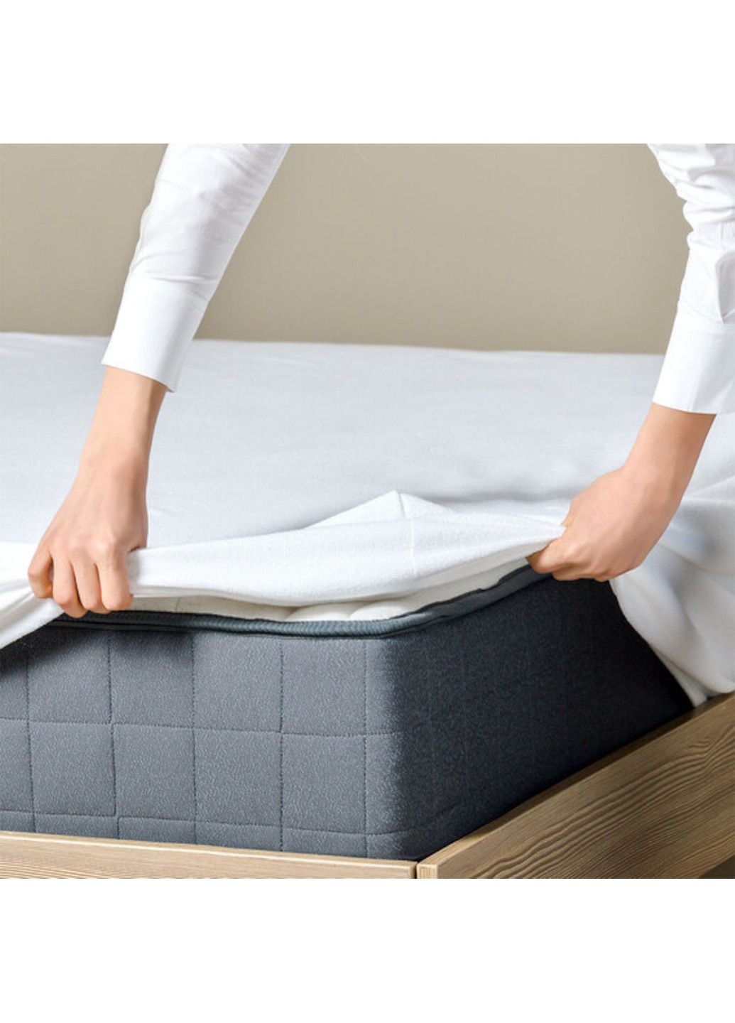 Наматрасник "Aqua Stop" 160х200х23 см (натяжной с бортиком по периметру) IDEIA (331289777)