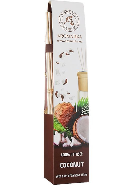 Аромадифузор "Кокос" - Aromatika Aroma Diffuser Coconut 50ml (877814-31162451) Ароматика (368625409)