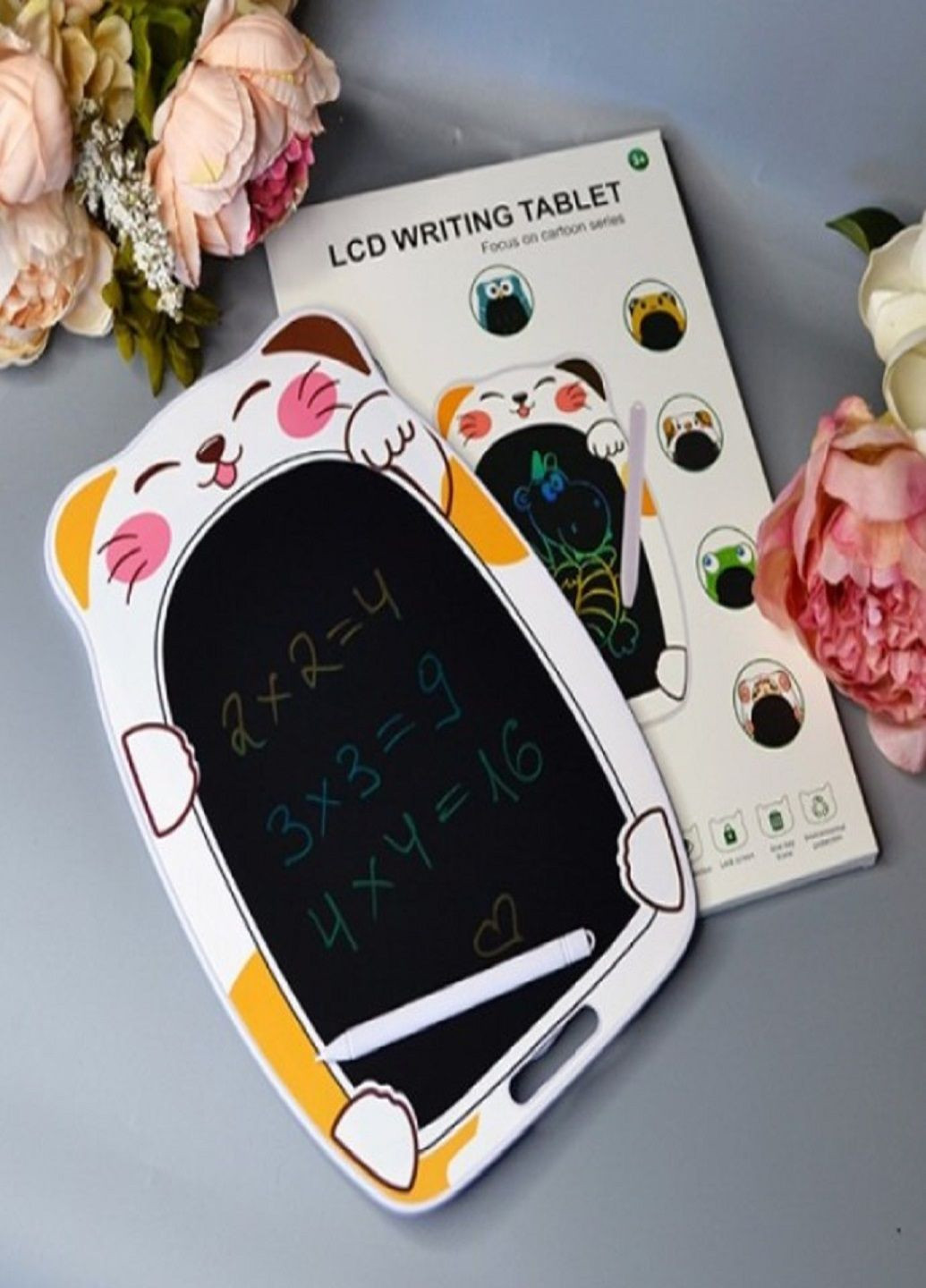 Планшет для рисования графический 6" детский цветной LCD Writing Tablet Белый VTech (299767382)