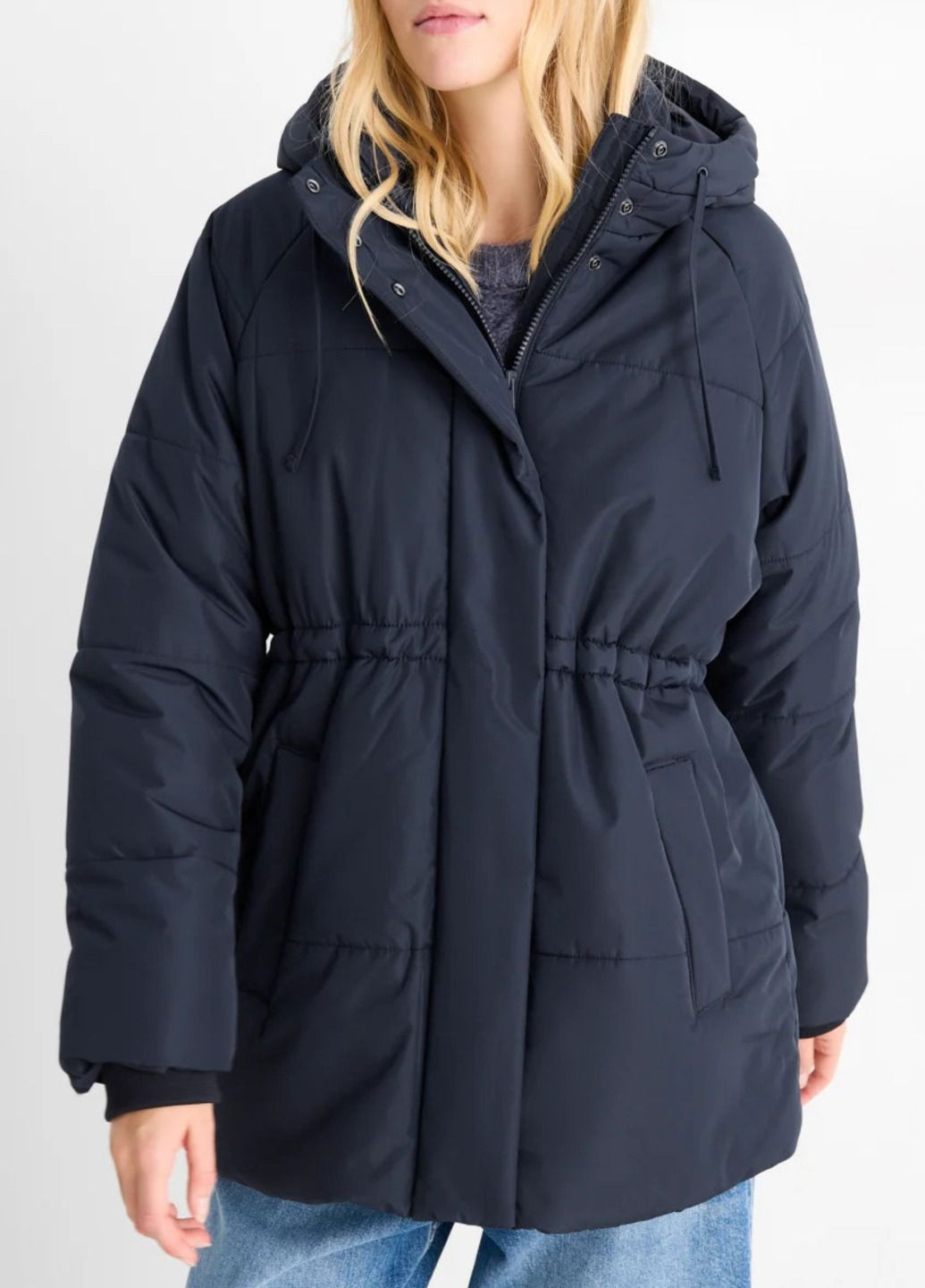 Темно-синя демісезонна куртка C&A