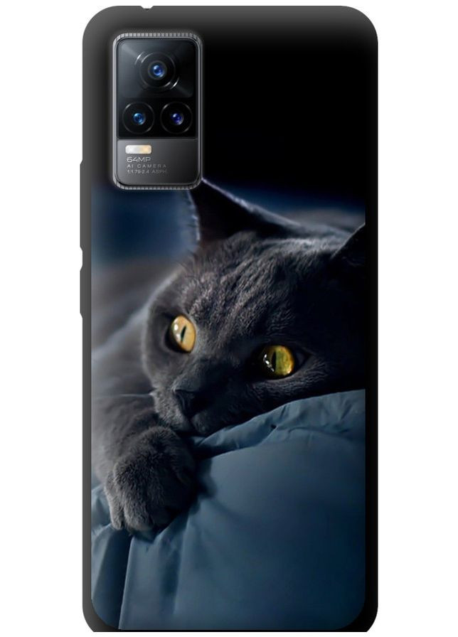 TPU чохол 'Димчастий кіт' для Endorphone Vivo V21E (265225973)