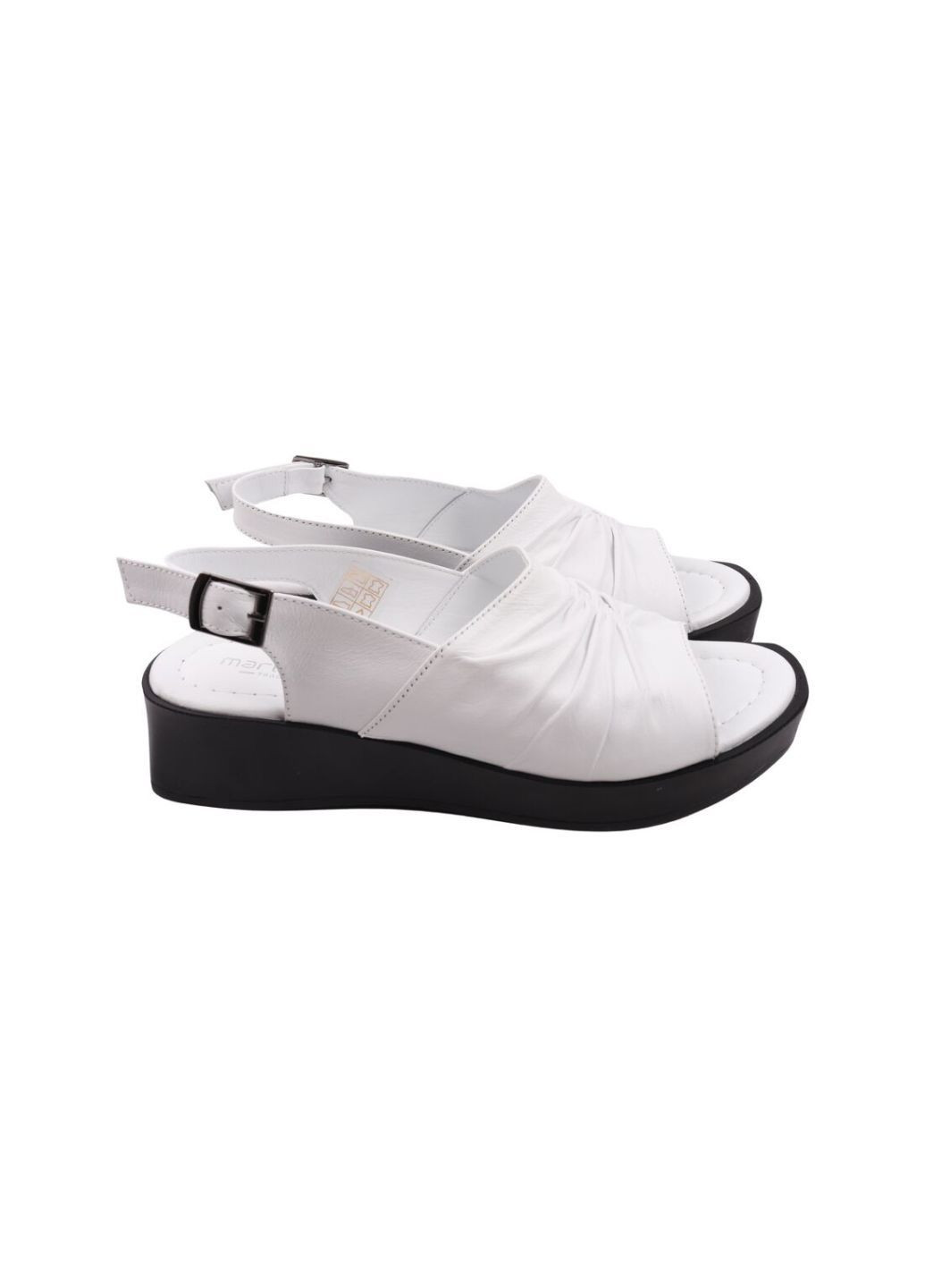 Белые босоножки женские белые натуральная кожа Mario Muzi