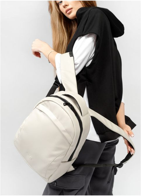 Жіночий рюкзак з відділенням під ноутбук Сірий Шовк (3820271343) Sambag (361244579)