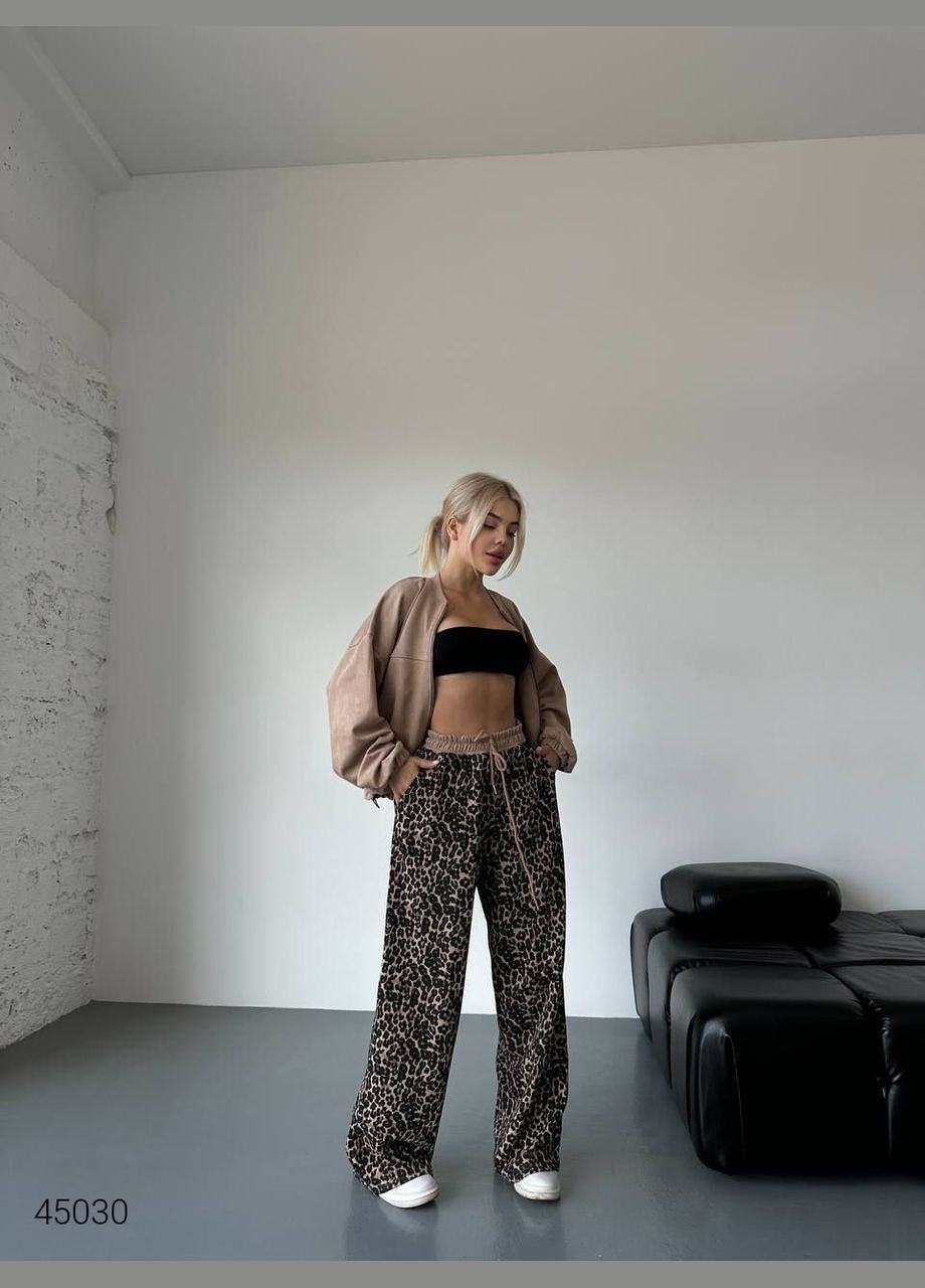 Костюм женский с леопардовыми штанами Liton (303775510)