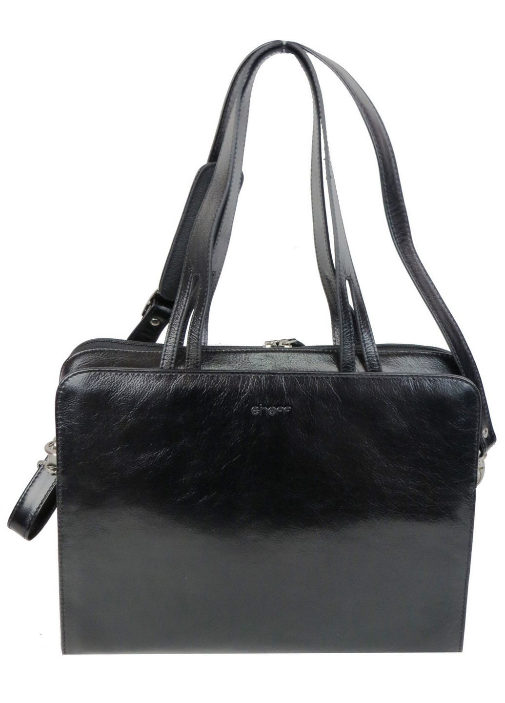 Жіноча ділова сумка, портфель із натуральної шкіри. 37х28х10 см Sheff (289367382)